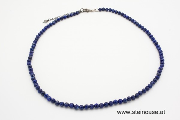 Kette Lapis Lazuli facettiert 4mm